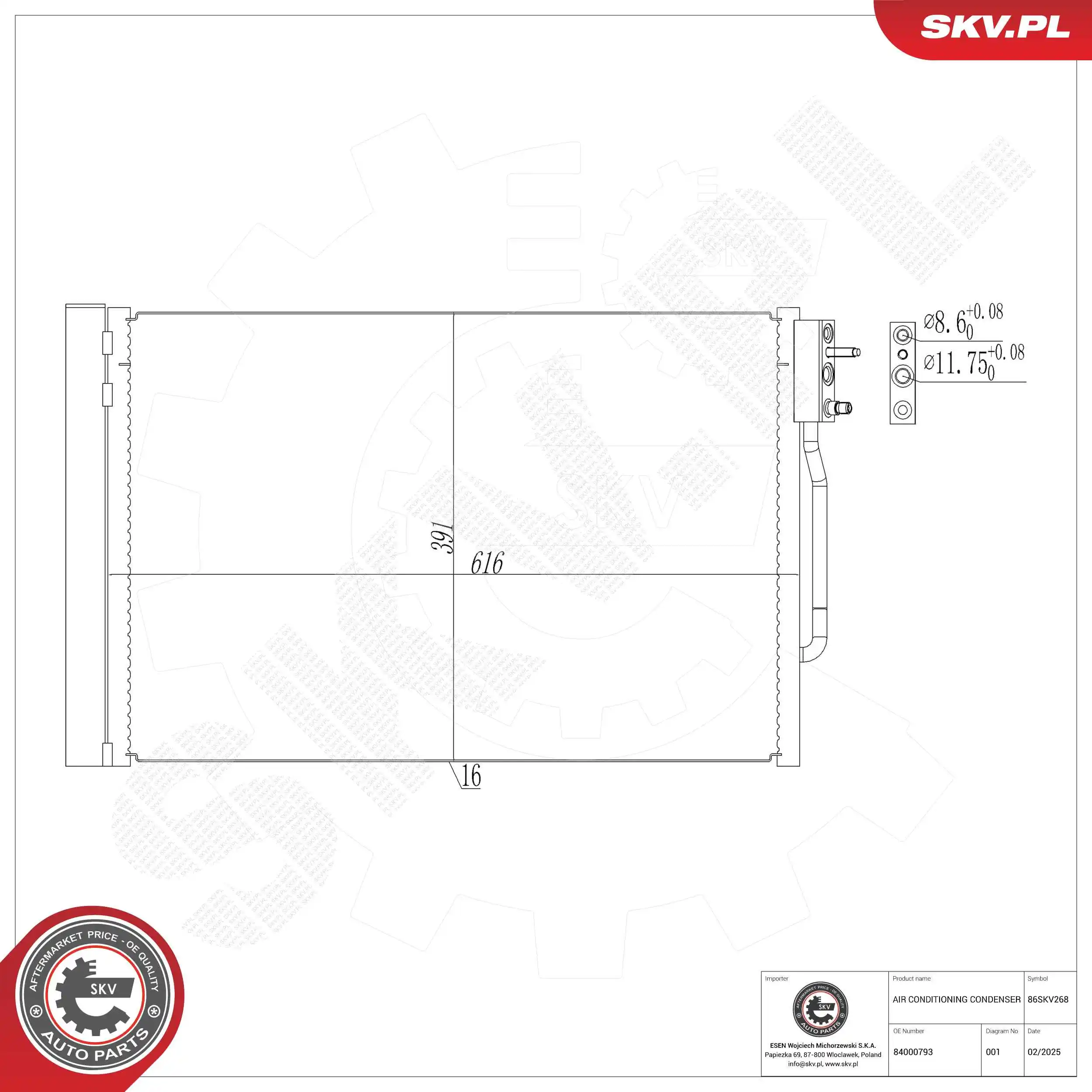 Condenser, air conditioning